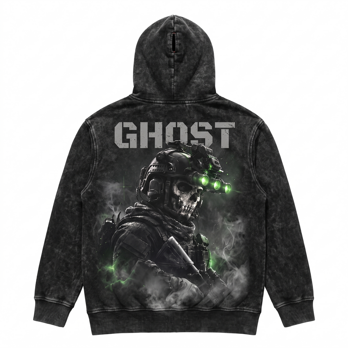 Ghost Comms hoodie back