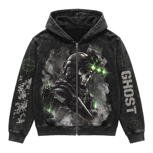Ghost Comms hoodie front